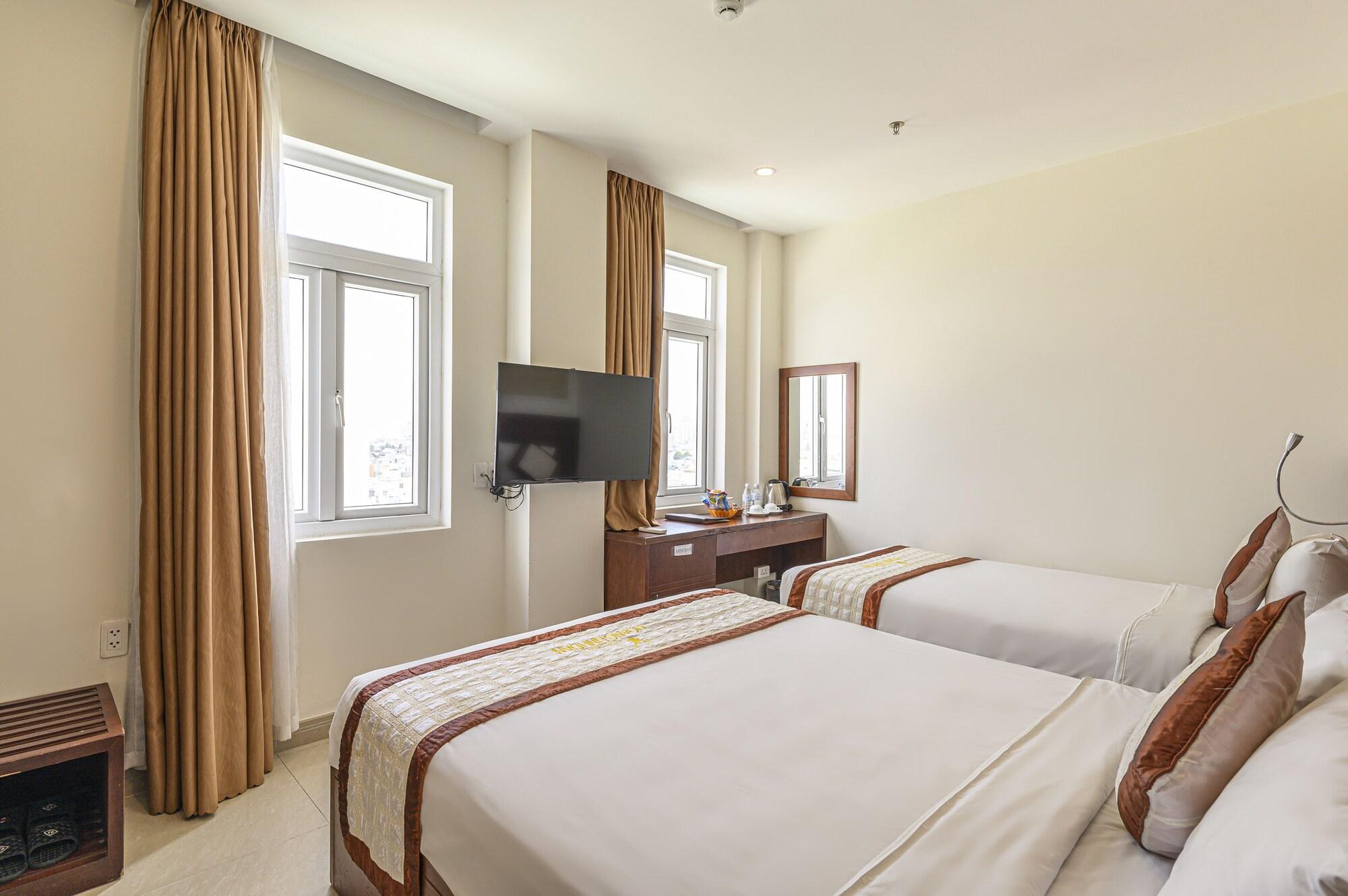 Hoang Linh Dan Hotel Da Nang Bagian luar foto